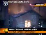 Gecekonduda Yangın Çıktı