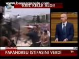 Papandreu İstifasını Verdi