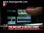 Pkk'dan Bdp'ye Örtülü Tehdit