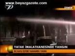 Yatak İmalathanesinde Yangın
