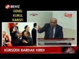 Kürsüde Bardak Kırdı