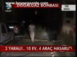 3 Yaralı!... 10 Ev, 4 Araç Hasarlı
