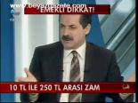 10 Tl İle 250 Tl Arası Zam