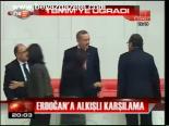 Erdoğan'a Alkışlı Karşılama