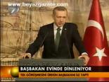 Başbakan Evinde Dinleniyor