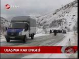 Ulaşıma Kar Engeli