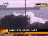Antalya'da Şiddetli Yağış
