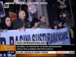 Kck Operasyonları Protesto Edildi