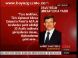 Davutoğlu Fransız Gazetede Yazdı