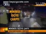 Minibüs İşçiye Çarptı