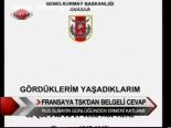 Fransa'ya Tsk'dan Belgeli Cevap
