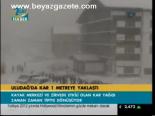 Uludağ'da Kar 1 Metreye Yaklaştı