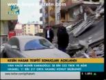 Kesin Hasar Tespiti Sonuçları Açıkladı