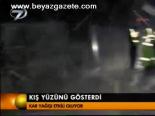 Kış Yüzünü Gösterdi