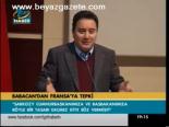 Babacan'dan Fransa'ya Tepki