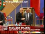 Vekile Zam Polemiği