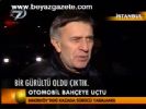 Otomobil Bahçeye Uçtu