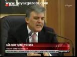 Gül'den Şike Vetosu