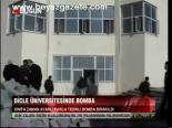 Dicle Üniversitesi'nde Bomba