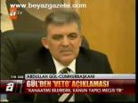 Gül'den Veto Açıklaması