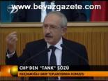 Chp'den 'tank' Sözü