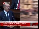 Erdoğan'dan Mübarek'e Mesaj