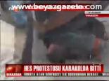 Hes Protestosu Karakolda Bitti