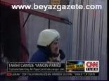 Tarihi Camide Yangın Paniği