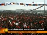 Erdoğan Mısır Ordusuna Seslendi