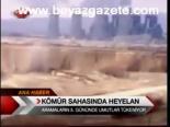 Kömür Sahasında Heyelan