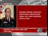 Özkök Paşa'dan Açık Çek