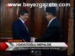 Davutoğlu Nepal'de