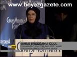 Emine Erdoğan'a Ödül