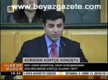 Kürsüde Kürtçe Konuştu