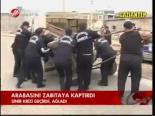 Arabasını Zabıtaya Kaptırdı