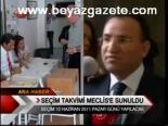 Seçim Takvimi Meclis'e Sunuldu