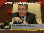 Yök Başkanı'na Ödül