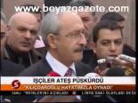 İşçiler Ateş Püskürdü