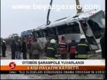 Otobüs Şarampole Yuvarlandı