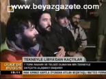 Tekneyle Libya'dan Kaçtılar