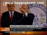 Bahçeli: Denenmek İstiyoruz