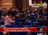 Protestocularla Görüştü
