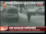 Kar Kazası Kamerada