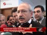 Başbakan'dan Taciz Yorumu