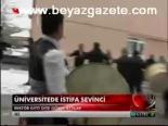 Üniversitede İstifa Sevinci