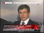 Protestoculara Üslup Uyarısı