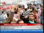 Suriye Ve Yemen'de Gösteriler