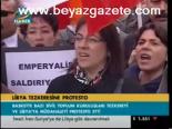 Libya Tezkeresine Protesto