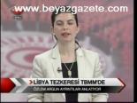 Libya Tezkeresi Tbmm'de