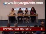 Üniversite'de Protesto